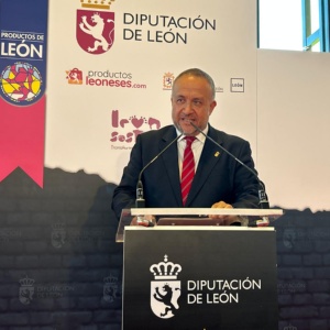 Un momento de la inauguración de la XXXII Feria de los Productos de León