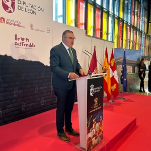 Un momento de la inauguración de la XXXII Feria de los Productos de León