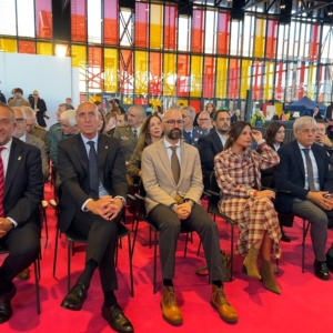 Un momento de la inauguración de la XXXII Feria de los Productos de León