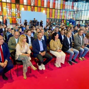 Un momento de la inauguración de la XXXII Feria de los Productos de León