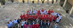 La Diputación de León recibe a la Cultural Leonesa tras su ascenso a Segunda División