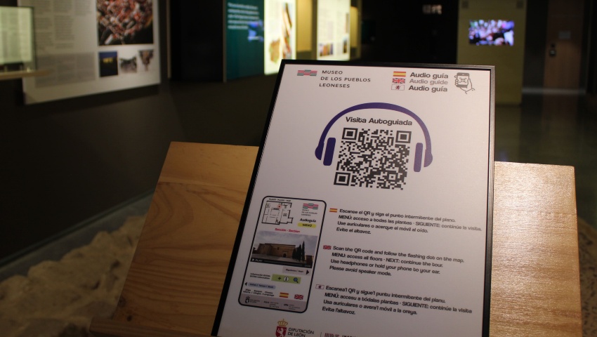 El ILC habilita un completo sistema de audioguías con el que recorrer todas las salas del Museo de los Pueblos Leoneses