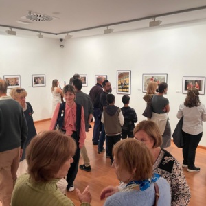 La inauguración de la muestra, este sábado.