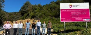 La Diputación invierte más de 300.000 euros en la reconstrucción y ensanche de la carretera entre Ruitelán y La Braña