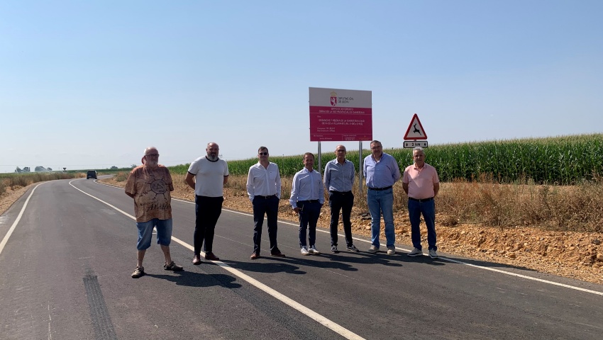 La Diputación destina cerca de 750.000 euros a la mejora de la carretera de Villavante