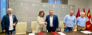 Diputación y Universidad firman un convenio de colaboración para el estudio de los materiales arqueológicos que custodia el ILC