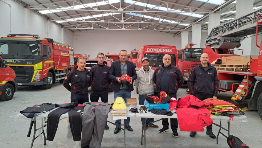 Los bomberos del SEPEIS cuentan con nuevo equipamiento para intervenciones acuáticas