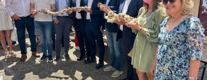 El presidente de la Diputación destaca la “tradición” e “historia” de la Feria del Ajo de Santa Marina del Rey