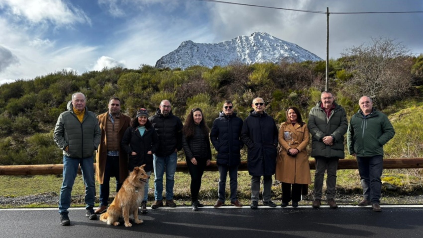 La Diputación finaliza las obras de ensanche y mejora de la carretera de acceso a Redipollos con una inversión de más de 236.000 euros