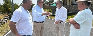 La Diputación invierte cerca de 85.000 euros en la mejora de la LE-4613 en el acceso a Sobrepeña