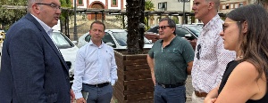 El vicepresidente de la Diputación visita el municipio de Toral de los Vados