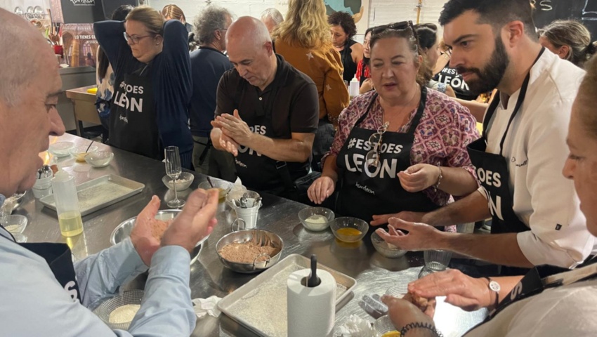 La gastronomía leonesa se luce en Valencia de la mano del Consorcio Provincial de Turismo