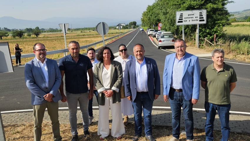 Finalizan las obras de mejora de la LE-5246 entre Cacabelos y Arganza tras una inversión de 1,6 millones de euros de la Diputación