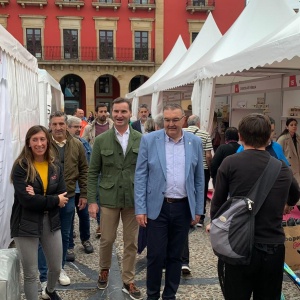 Un momento de la II Feria de los Productos de León en Gijón