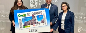 El Palacio de los Guzmanes, sede de la Diputación de León, será la imagen del cupón de la ONCE del 2 de diciembre