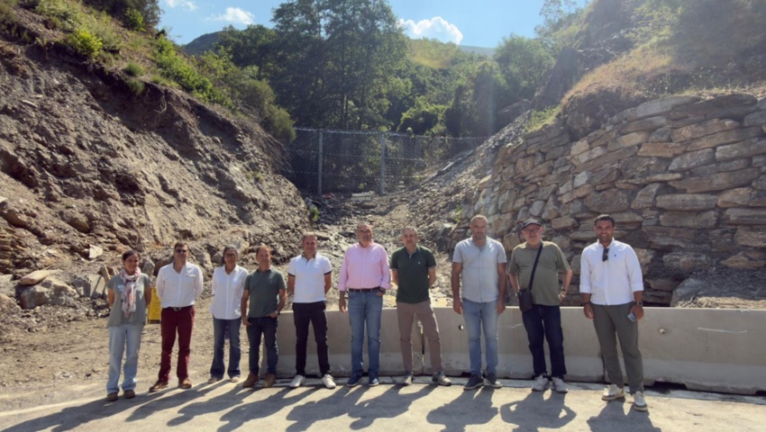La Diputación invierte más de 185.000 euros en la reparación de emergencia de la carretera de Peñalba de Santiago