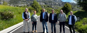 La Diputación invierte más de un millón de euros en la mejora de la carretera entre Genicera y Almuzara