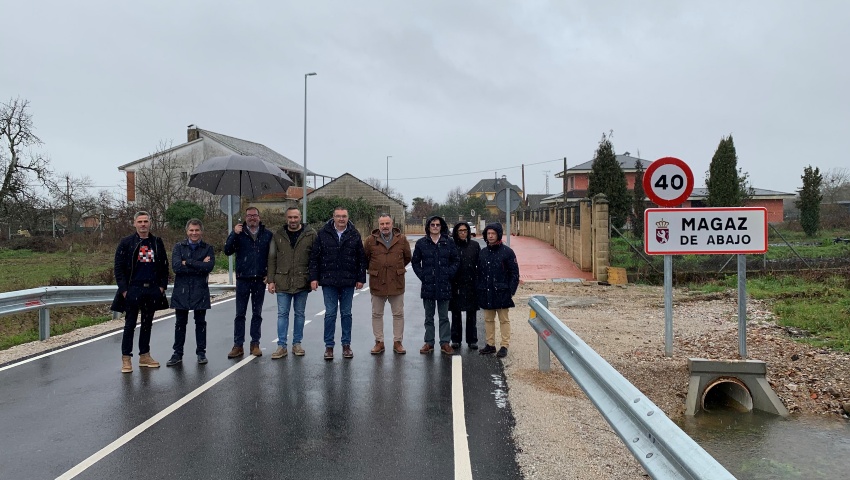 La Diputación de León invierte más de 500.000 euros en la mejora de la carretera de Magaz de Arriba