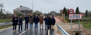 La Diputación de León invierte más de 500.000 euros en la mejora de la carretera de Magaz de Arriba