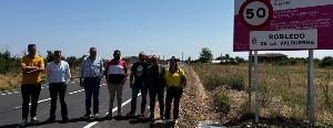 La Diputación concluye los trabajos de mejora de la LE-7401 entre Palacios de la Valduerna y Tabuyo del Monte por 711.000 euros
