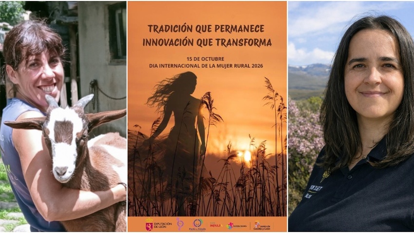 Aránzazu Santiago y Raquel Dávila ponen rostro a los Premios Diputación de León a la Mujer Rural 2026